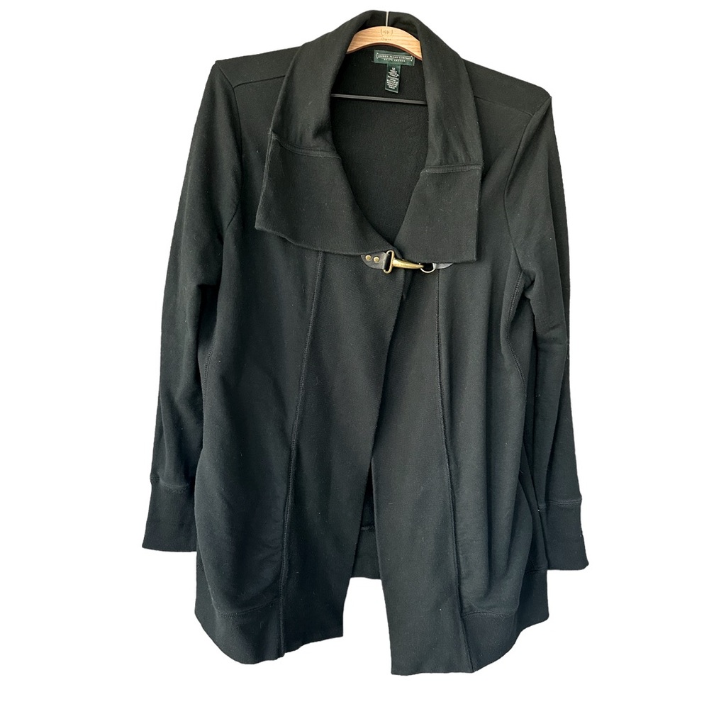 Lauren Jeans Co Ralph Lauren Cotton Buckle Jacket Cardigan Size Medium